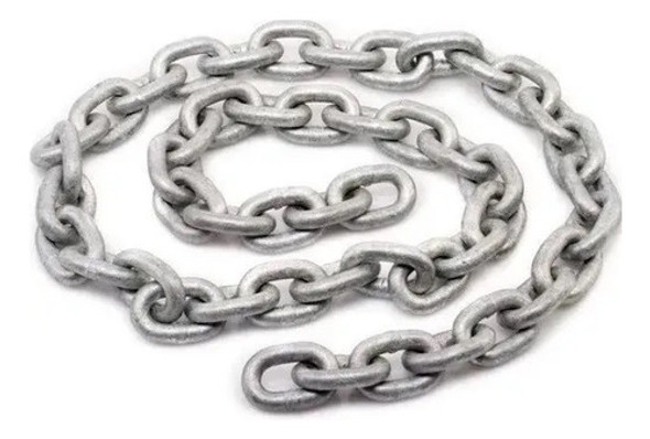 5 Metros De Corrente Galvanizada 7mm Calibrada Din 766 1