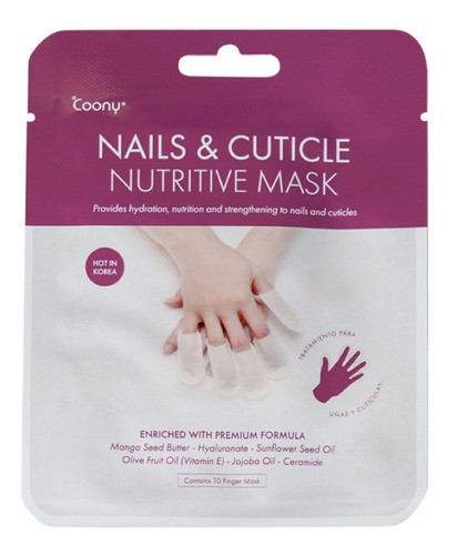 Mascara Para Uñas Y Cuticulas Nutritiva Coony Vegano 0