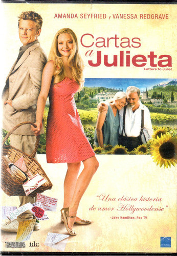 Cartas A Julieta - Dvd Nuevo Original Cerrado - Mcbmi 0