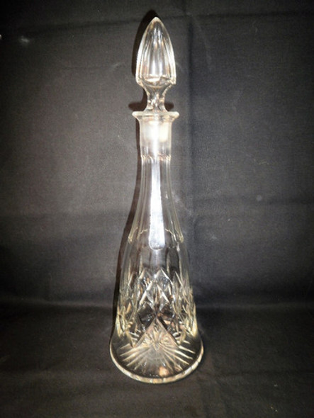 Licorera De Cristal Tallado 37 Cm De Alto 0