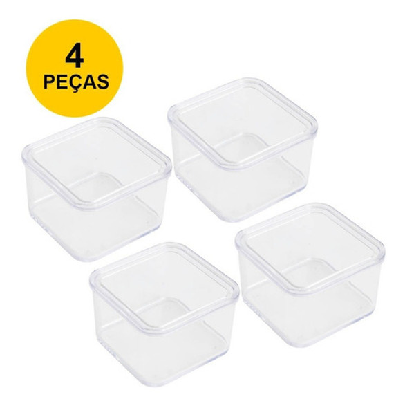 Caixa Organizadora Maquiagem, Acessórios, Remédio - 4 Peças 1