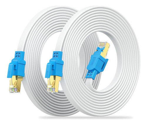 Ureegle Cable Ethernet Cat8 De 10 Pies, Paquete De 2 Conecto 0
