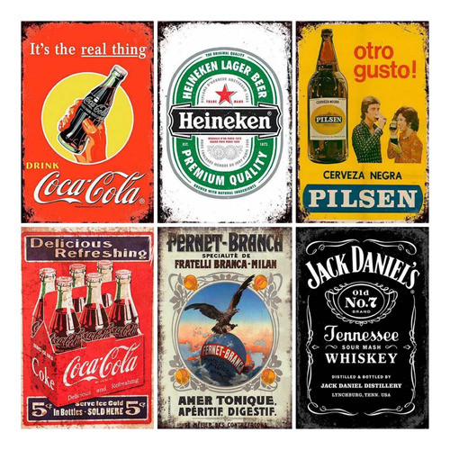 Cartel Chapa Vintage Barbacoa Boliche Deco Miden 30x20 0