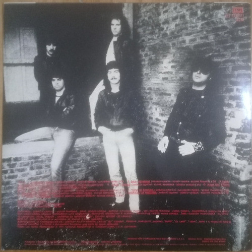 Bunker - Duros Tiempos - 1984 - Lp 1