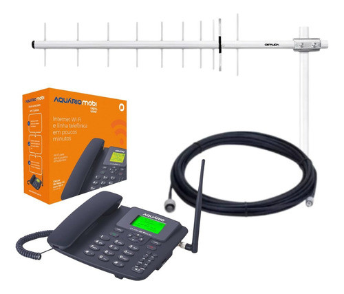 Kit Telefone Rural Celular Desbloqueado Com Gprs - Completo! 0