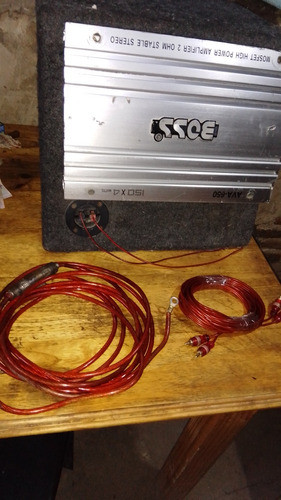Woofer Philips 12' Potencia Boss 150×4 Cables Para Batería 1