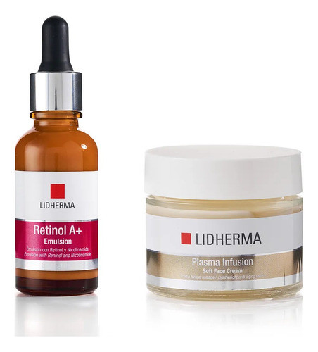 Kit Retinol A Emulsión + Plasma Infusion Soft Cream Lidherma 0