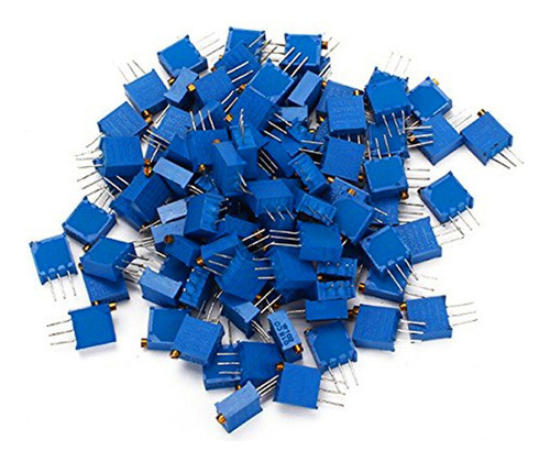 Kalevel 50pcs 200 ohm Resistencia Kit 3296 potenciometro Ass 1