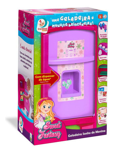 Geladeira Sweet Fantasy Sonho De Menina - Cardoso Toys 0