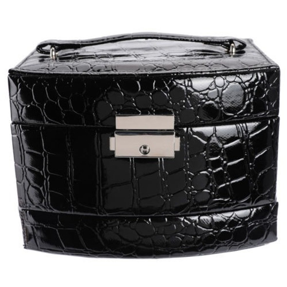 Joyería De La Caja Almacenamiento Organizador Case Anillo Pe 1