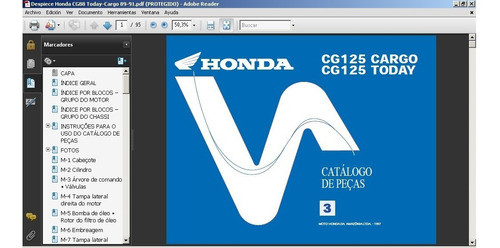 Despiece Honda Cg Today 125 Repuestos Motor Cuadro Digital 0