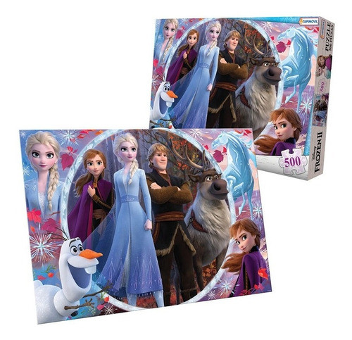 Puzzle Frozen 2 500 Piezas Tapimovil Lloretoys 0
