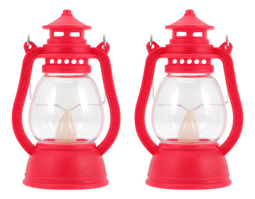 Luz Eletrônica Para Decoração De Lanterna Ao Ar Livre, 2 Uni 0