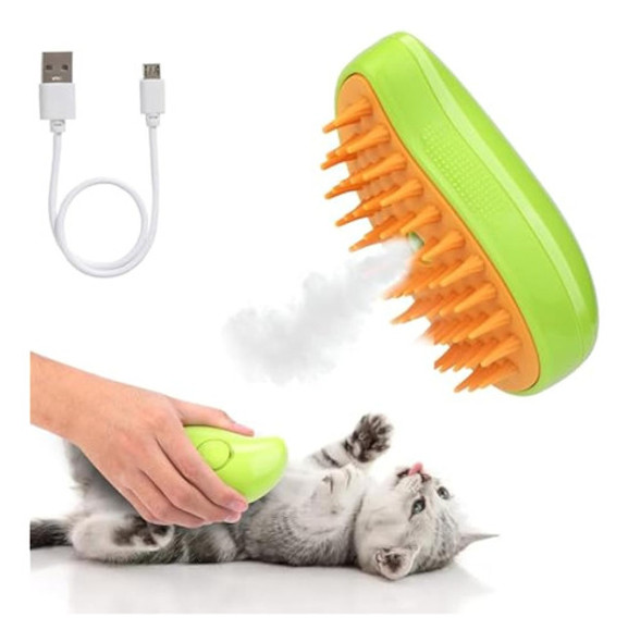 Festikit Cepillo De Vapor Para Gatos, Verde, 0