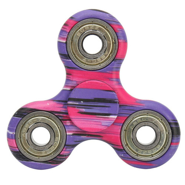 Camuflaje Púrpura Fidget 3d Mano Dedo Spinner Edc Enfoque Es 0
