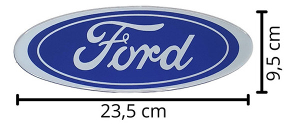 Emblema Grade Ford Caminhao Cargo Todos Resinado 1
