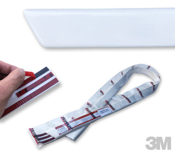 Moldura Bagueta Universal Por Metro Ancho 4,5cm Blanca 0