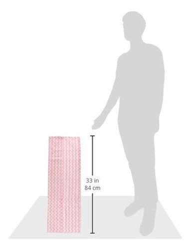 Ropa De Cama De Bebé Chevron Dot Window Valance, Rosa 1