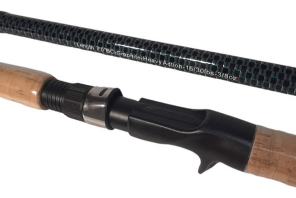 Caña Tech Majestic 2.10mts 15-30lb Baitcast Ideal Embarcado 1 Caña Tech Majestic 2.10mts 15-30lb Baitcast Ideal Embarcado 1