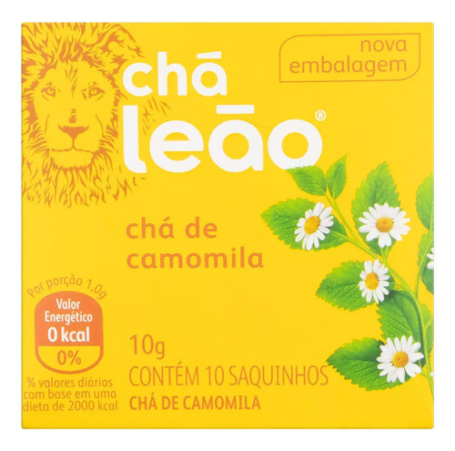 8 Caixas Chá Leão Camomila 10 Sachês 10g 0