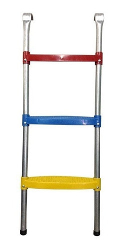Escada Para Cama Elástica  Pula Pula 3 Degraus  92cnt+brinde 0