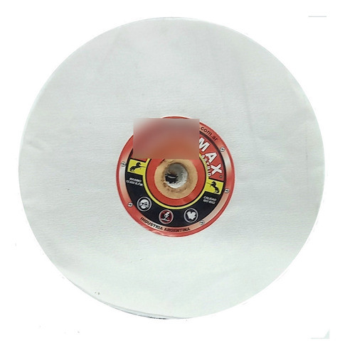 Disco Paño 250 Mm X 40 Mm Tela De Algodón Blanco Pulir 0