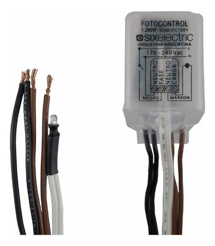 Fotocelula 1500w Electronica Argentina Apto Led 4 Cables 1