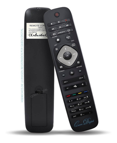 Control Remoto Para Philips Smart Tv 3d Con Ambilight 0