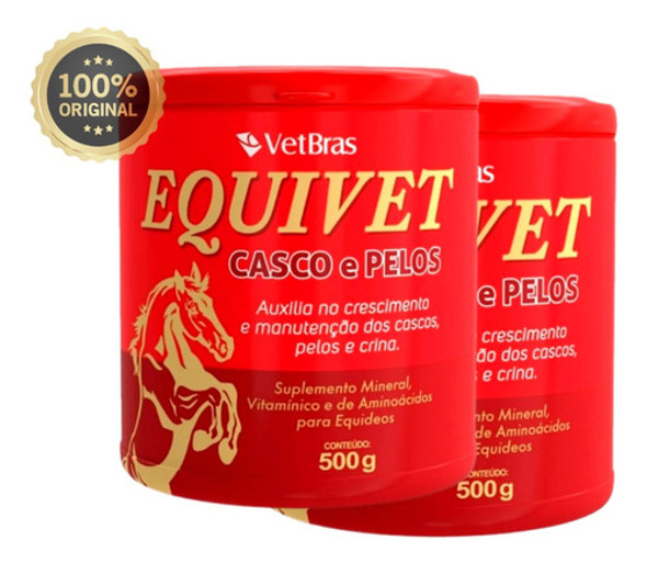 Equivet Casco E Pelo E Crina Vetbras 500g 0