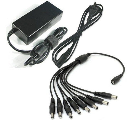 Fuente 12v 5amp + Splitter 1x8 Camaras Cctv Led Martinez 0