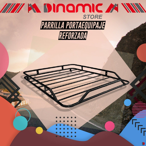 Kit Parrilla Techo Portaequipaje + Bolso Auto P/ Renault Duster 1