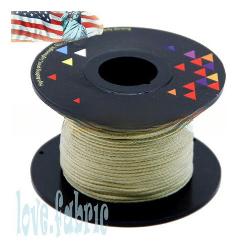 Trenzado De Cuerdas De Kevlar 100ft 380lb Corte Frim Fuerte 1