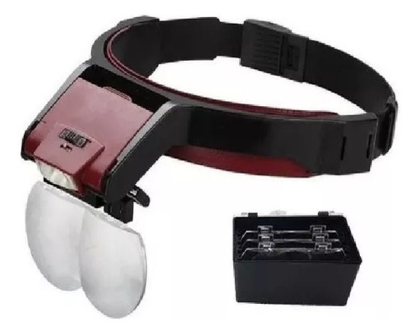 Vincha Lupa Profesional Luz Led 4 Lentes Manos Libres 3.5x 1