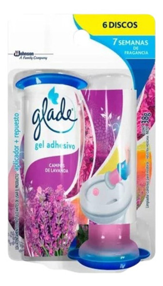 Glade Discos Activos Con Aplicador Lavanda X 6 (4577) 0