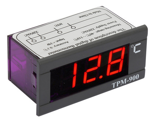 Medidor De Temperatura Digital Led Tpm900 220v Controlador 1