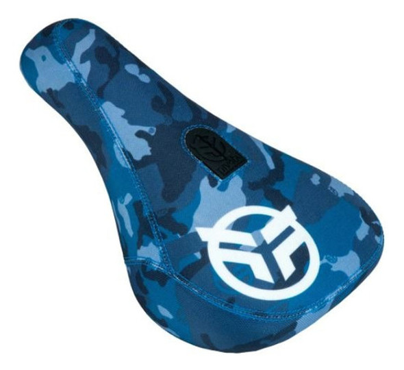 Asiento Bicicleta Federal Mid Blue Camo Pivotal Fat Ancho 0
