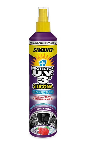 Silicona Desinfectante Uv3 Con Filtro Simoniz Spray Fresa 0