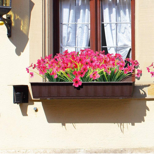 2 Peças De Flores Artificiais, Buquê Falso, Decoração De Cas 1