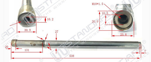 Juego Barrales Suzuki Ax100 W Standard 1