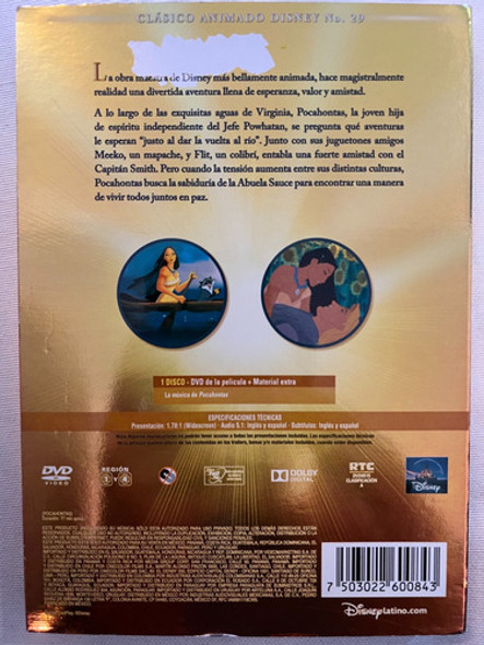 Dvd Pocahontas 1