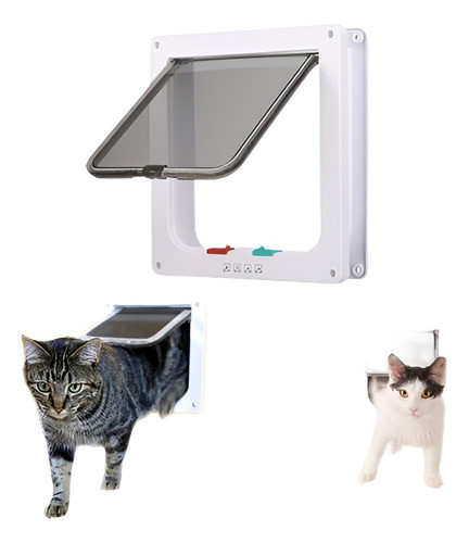 Mascota Gato Perro Pequeño Aleta Interior 4 Gatito Con Cierr 0