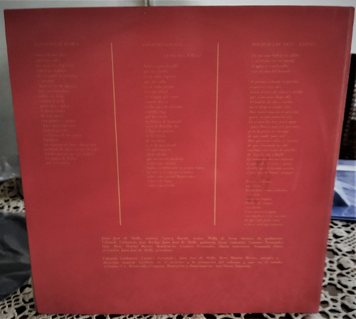 1981 Lp De Nancy Bacelo  De Mello Galemire Tiscornia Sondor 1