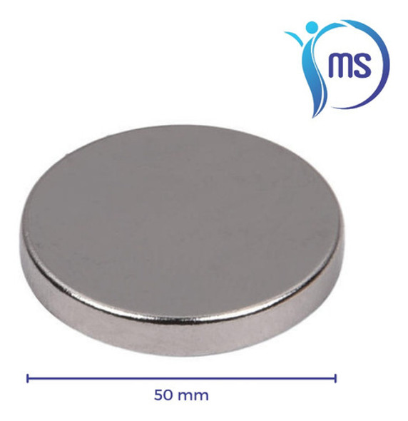 Imán Neodimio Biomagnetismo 13000 Gauss Sistema Goiz 50mm 1