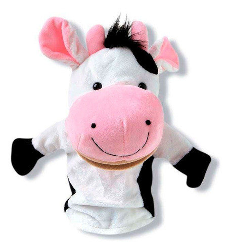 Títere Peluche Vaca - Vamos A Jugar 0