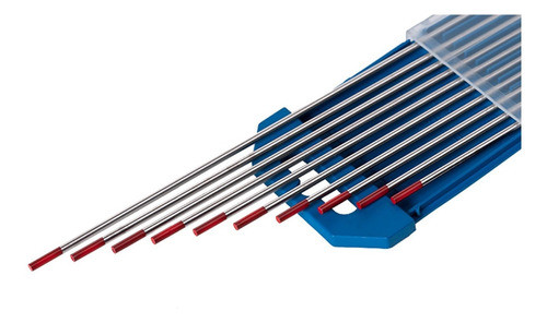 Electrodo Tig Tungsteno Rojo Acero Inoxidable 2.4mm X10un 0