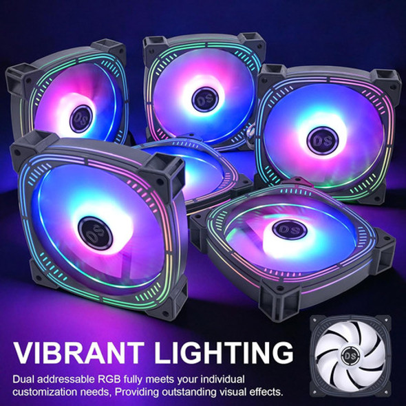 Cooler Pc 120mm Rgb Direccionable X3 + 2 Tiras Led Rgb 1