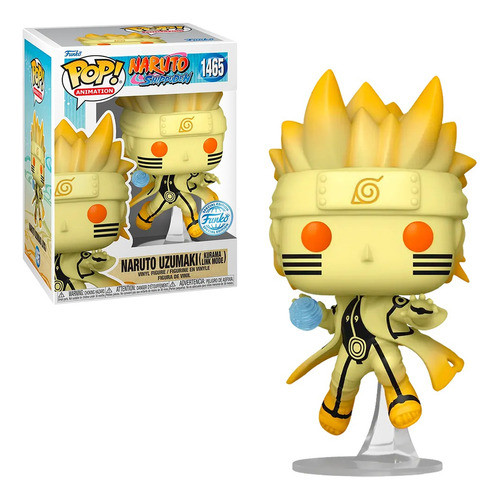 Funko Pop Naruto Shippuden Naruto Uzumaki Kurama Link Mode 0