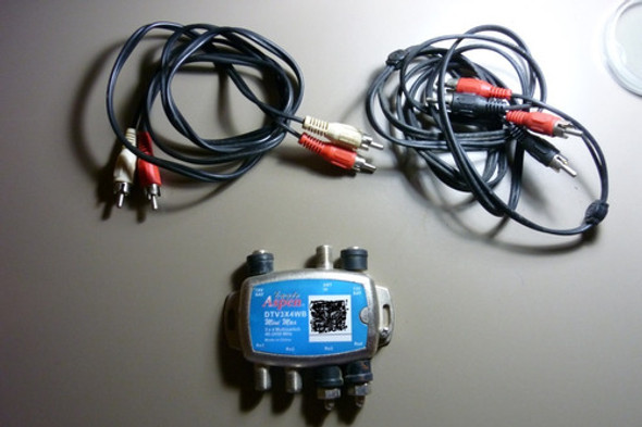 Par De Cables Audio Y Video Y Multiswitch Aspen 0