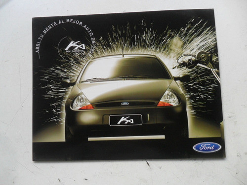 Folleto Ford Ka Catalogo No Manual Auto Antiguo 1999 0