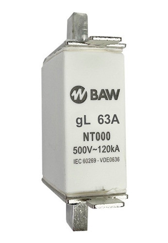Fusible Nt 63a Curva Gl Tamaño 000 Baw 0